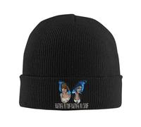 TEBTRGK La Vie est étrange Max et Chloe Merch Bonnet Chaud Manchette pour Hommes Femmes crâne Chapeau tricoté Casquette Bonnet Bonnet Chapeau en Tricot