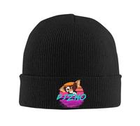 TEBTRGK Retrowave Gizmo Tricoté Chapeau Crânes Bonnets Chapeaux D’Hiver Acrylique Gremlins Monstre Gremlin Années 80 Horreur Noël Film Casquettes Chaudes