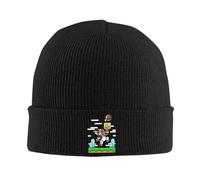TEBTRGK Super Gizmo Bros Tricoté Chapeau pour Femmes Hommes Bonnets Chapeau d’Hiver Acrylique Gremlins Monster Gremlin Horreur Années 80 Casquette de Film de Noël