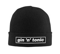 TEBTRGK Supersonic Gin Tonic Bonnet Chapeaux Bonnet Chapeaux Automne Graphique Skullies Bonnets Casual Hommes Femmes Kpop Casquette Élastique