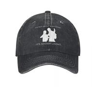 TEBTRGK Vivre Ne Survivre Pas, Joel & Ellie Silhouette Demin Trucker Chapeau Léger Chapeaux Femme Casquette De Baseball pour Hommes