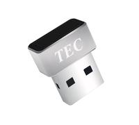 TEC ESS Enhanced Lecteur d'empreintes digitales USB pour clé d'accès - Connexion rapide 0,05 s, chiffrement AES256, scanner biométrique à 360°, clé de sécurité FIDO2 Windows Hello pour Windows 11/10