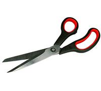 TEC HIT 322250 - Ciseau de Ménage - Longueur 25 cm - Manche Ergonomique en 2 Tons - Gris/Rouge