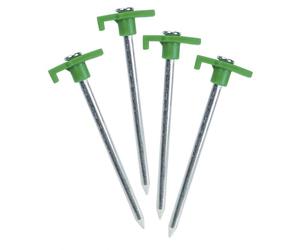 Tec Hit 363100 Lot de 4 Piquets 15 cm pour bâche