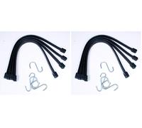 Tec Hit 363380 4 Tendeurs Plats avec Crochets pour bâche (Lot de 2)