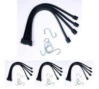 Tec Hit 363380 4 Tendeurs Plats avec Crochets pour bâche (Lot de 4)