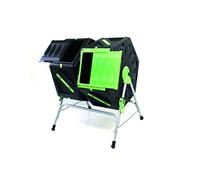 TEC HIT 390270 - Composteur rapide 2 bacs - Dimensions 65 x 60 x 82cm - Noir/Vert