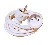 TEC HIT 810430 - Cordon prolongateur - 10 x 1,5 mm2 x 10 m - 16 A - Blanc