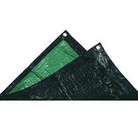 TEC Hit 882203 - Bâche Ultra Lourde de Protection - 240g/m² - 2 x 3 mètres - Vert/Noir