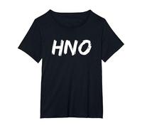 TEC HNO Techno T-Shirt, Femme Grandes Tailles, Noir, 1X