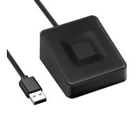 TEC SecureTouch WireKey Scanner d'empreintes digitales USB - Connexion rapide en moins d'une seconde | Windows Hello & Hello pour les entreprises | Reconnaissance à 360° | Sécurité d'entreprise