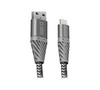 SBS TECABLEUNRELIG2GK câble Lightning 2 m Noir, Gris