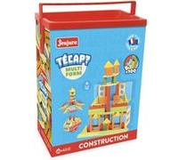 Jeujura - Tecap Multiform - 175 Pieces - Jeux de Construction- Pleins de Tailles pour Faire Un Maximum de constructions - Laisser Libre Son Imagination - Manipulation - Créativité - 8344