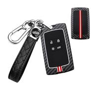 TECART Coque de clé de voiture compatible avec Renault Koleos Kadjar Captur Zoe Talisman Twingo Laguna Captur Clio Megane - En silicone - 4 boutons - Tissage B