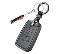 Tecart Coque de clé de voiture - Convient pour Volkswagen Arteon Atlas Golf Alltrack Jetta Passat Tiguan - 3 boutons - Alliage de zinc - Accessoire de voiture - Gris