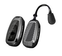 TECART Coque de e voiture intelligente compatible avec Subaru Outback E-Boxer Legecy Impreza WRX XV BRZ Levorg Trezia Crosstrek TPU Alliage de zinc Porte-clés 3/4 boutons Coque de clé long