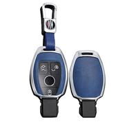 TECART Coque de protection pour e voiture intelligente - Convient pour Mercedes Benz CLA GLC GLA GLK W203 W210 W211 W204 W176 A B C R MG - Étui de protection portable en cuir - Accessoire