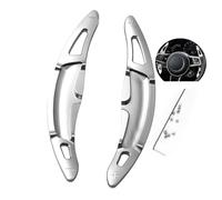TECART Extension de volant de voiture en alliage d'aluminium - Convient pour Porsche 911 Cayenn Boxster Macan Cayman 718 Panamera New Energy Spyder 918 Shift Paddle Shifter - Argent
