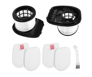 Tecasa Kit d'accessoires pour aspirateur Shark Stratos Anti Hair Wrap Plus Pet Pro Cordless Stick IZ400 IZ400EU IZ400UK IZ420 IZ420UKT IZ420EU IZ420EUT *2 filtres en mousse feutre de rechange + 2