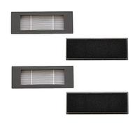 Tecasa Lot de 4 filtres de rechange compatibles pour Ecovacs Deebot OZMO 900 aspirateur robot
