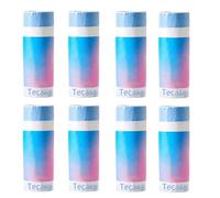 Tecasa Lot de 8 rouleaux de 160 sacs poubelle avec poignée de transport litière chat pour PETKIT Pura MAX et Pura X, durables et résistants