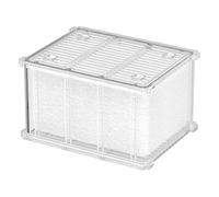 Tecatlantis Easybox Ouate Recharge Filtrante pour Filtres Mini Biobox 1/2/0 pour Aquariophilie Taille XS