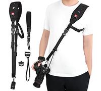 TECDW Sangle Appareil Photo, Dragonne Appareil Photo et Sangle de Appareil Photo Poignet Dragonne Set, Appareil Photo Bandoulière avec Attache de Sécurité, Plaque de dégagement rapide et Vis
