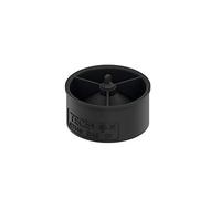 Tece Siphon à membrane Drainline 660015 – Extra plat hauteur 2,4 cm – Noir