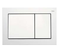 Tece Plaque de déclenchement WC Base 9.240.800 – double touche – blanc 1 pièce