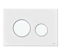 Tece 9240600 8068402 Teceloop Plaque de recouvrement avec activation rinçage à 2 quantités Blanc