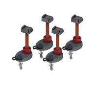 TECE drainline Pieds de montage insonorisés, marge d’ajustement 137-184 mm, 660004,