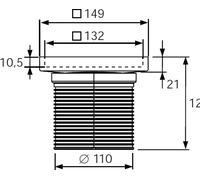 Tece Drainpoint S embout d’étanchéité cm 3660011