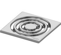 TECEdrainpoint S grille design 3665002 100x100mm, Inox