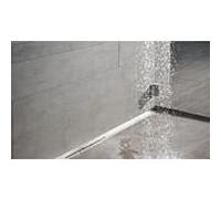 TECE drainprofil Duschrinne Set mit Ablauf 1200mm Edelstahl gebürstet