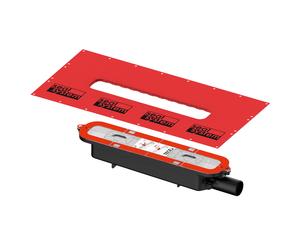 TECE drainprofile Corps d'encastrement pour caniveau de douche, pour une installation à plat DN 40, 673001,