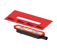 TECE Drainprofile Avaloir 673001 – DN 40, sortie latérale, plat