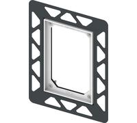 TECEfilo Cadre dencastrement, pour montage en surface, 9242040, Couleur: Chrome brillant