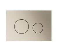 Tece Loop bedieningsplaat voor duospoeltechniek nikkel metallic 9240935