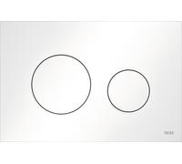 Tece Loop bouton de chasse d'eau pour WC blanc 9240920