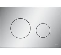 Tece Loop bouton de chasse d'eau pour WC chrome mat 9240922