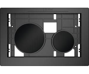 Tece Loop bouton de chasse d'eau pour WC noir 9.240.667