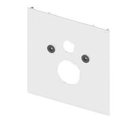 TECElux WC plaque de montage 9650100 verre TECElux blanc , pour WC standard