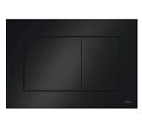 TECEnow plaque de commande WC pour technique à deux quantités, 9240403, Couleur: noir