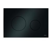 TECE Plaque de commande pour WC TECEloop, plastique, pour technique à deux quantités, 9240924, Couleur: noir brillant