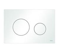 TECE Plaque de commande pour WC TECEloop, plastique, pour technique à deux quantités, 9240926, Couleur: Blanc Mat