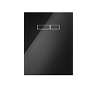 TECE plaque de TECElux 9650003 verre noir, électronique sen-touch