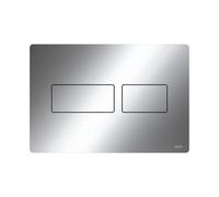 Plaque de poussée TECE WC TECEsolid, en acier inoxydable, pour la technologie à double chasse d'eau, Coloris: Chrome brillant - 9240431