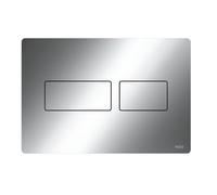 Tece Solid Plaque de déclenchement - double touche de chasse - chrome brillant 9240431