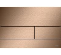 Tece Square bouton de chasse d'eau pour WC doré 9240848