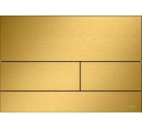 Tece Square II bouton de chasse d'eau pour WC doré 9240847